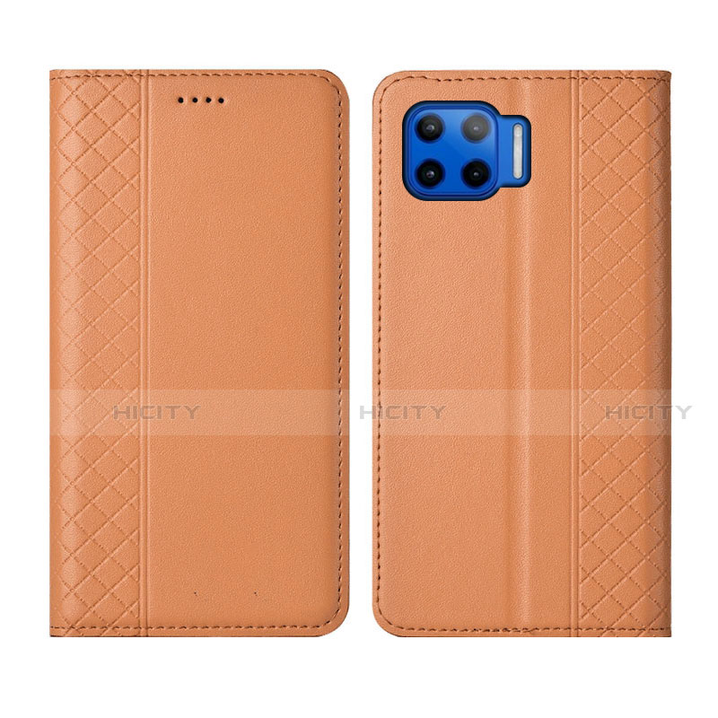 Funda de Cuero Cartera con Soporte Carcasa L02 para Motorola Moto G 5G Plus