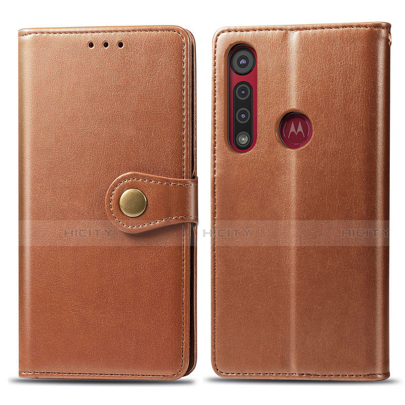 Funda de Cuero Cartera con Soporte Carcasa L02 para Motorola Moto G8 Play