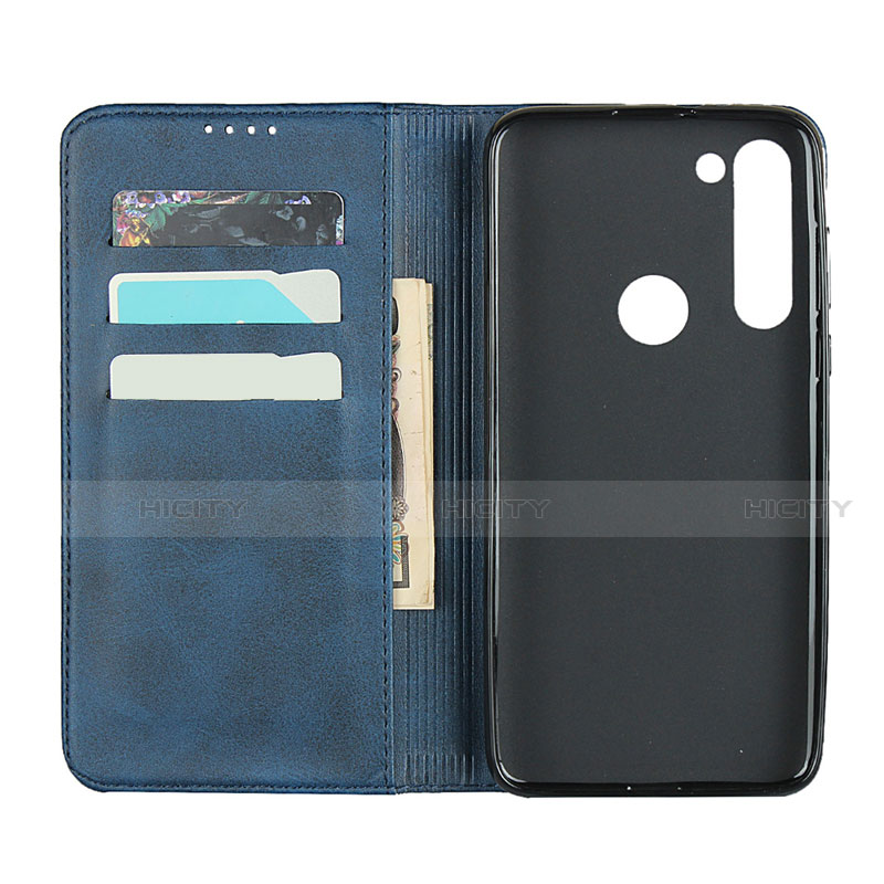 Funda de Cuero Cartera con Soporte Carcasa L02 para Motorola Moto G8 Power