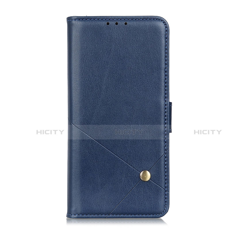 Funda de Cuero Cartera con Soporte Carcasa L02 para Motorola Moto G9 Plus Azul