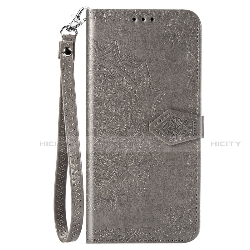 Funda de Cuero Cartera con Soporte Carcasa L02 para Oppo A31 Gris