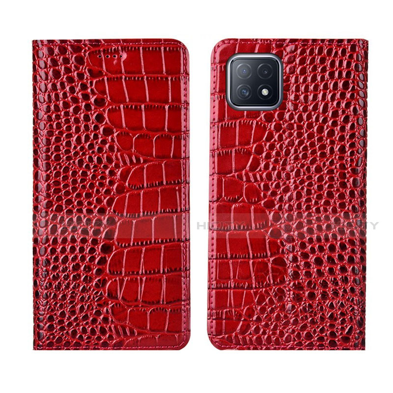 Funda de Cuero Cartera con Soporte Carcasa L02 para Oppo A72 5G