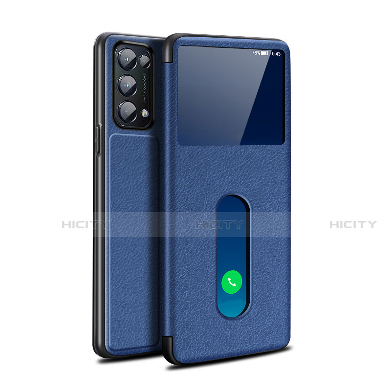 Funda de Cuero Cartera con Soporte Carcasa L02 para Oppo Find X3 Lite 5G