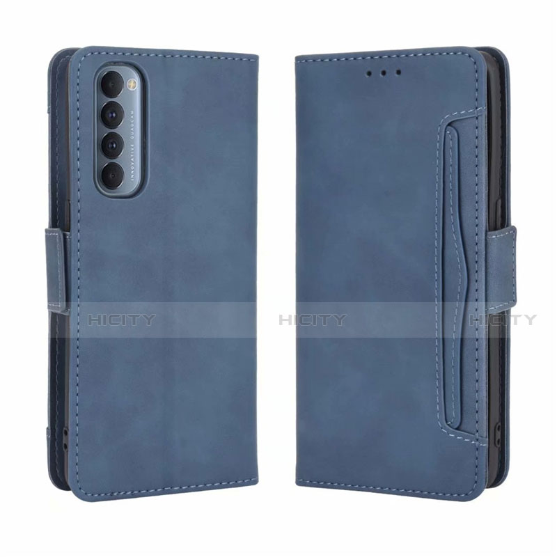 Funda de Cuero Cartera con Soporte Carcasa L02 para Oppo Reno4 Pro 4G