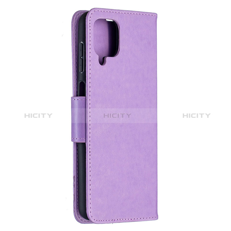 Funda de Cuero Cartera con Soporte Carcasa L02 para Samsung Galaxy A12 Nacho