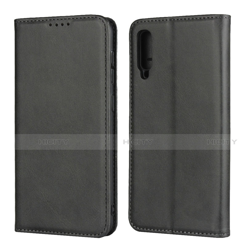 Funda de Cuero Cartera con Soporte Carcasa L02 para Samsung Galaxy A50 Negro