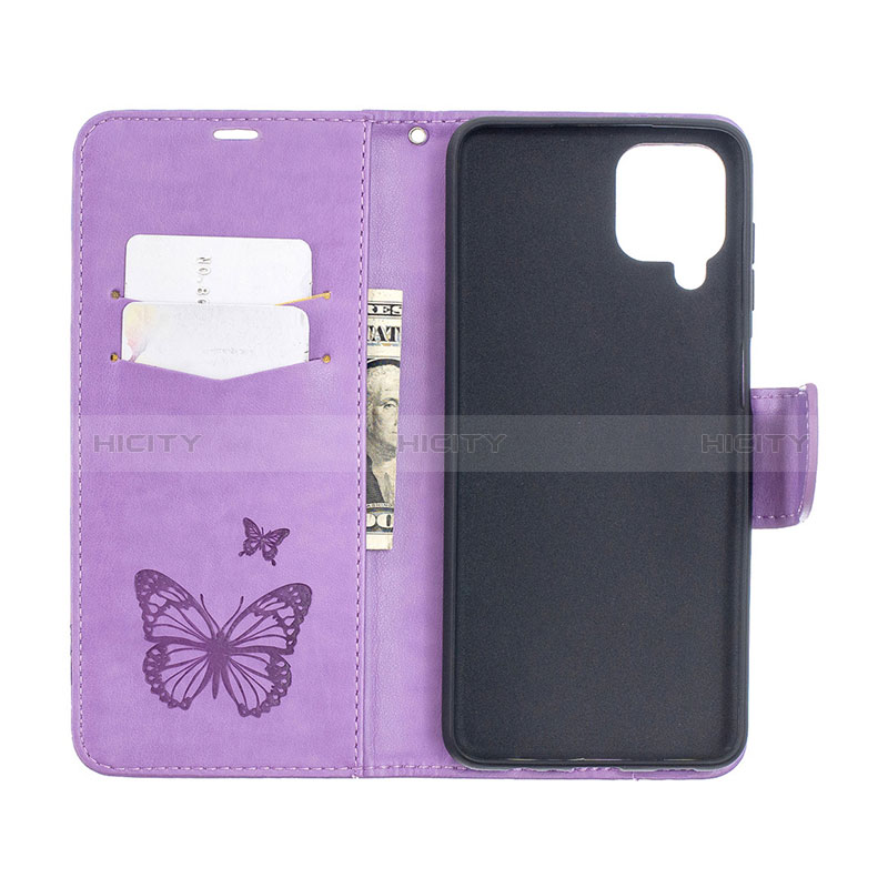 Funda de Cuero Cartera con Soporte Carcasa L02 para Samsung Galaxy M12