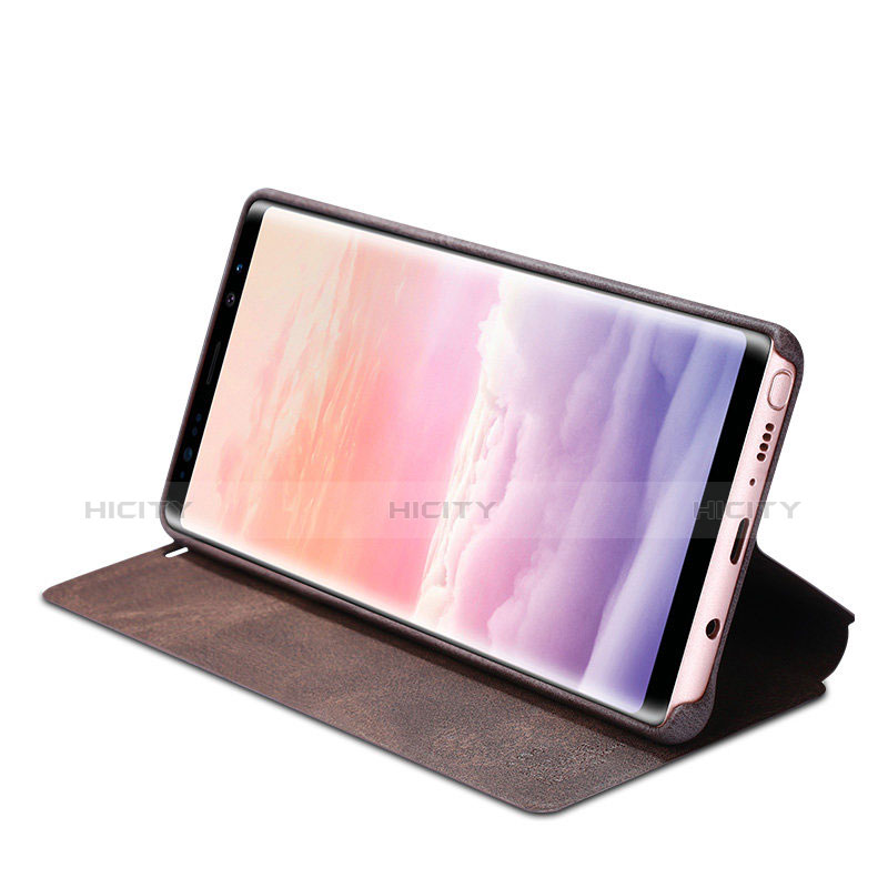 Funda de Cuero Cartera con Soporte Carcasa L02 para Samsung Galaxy Note 8 Duos N950F