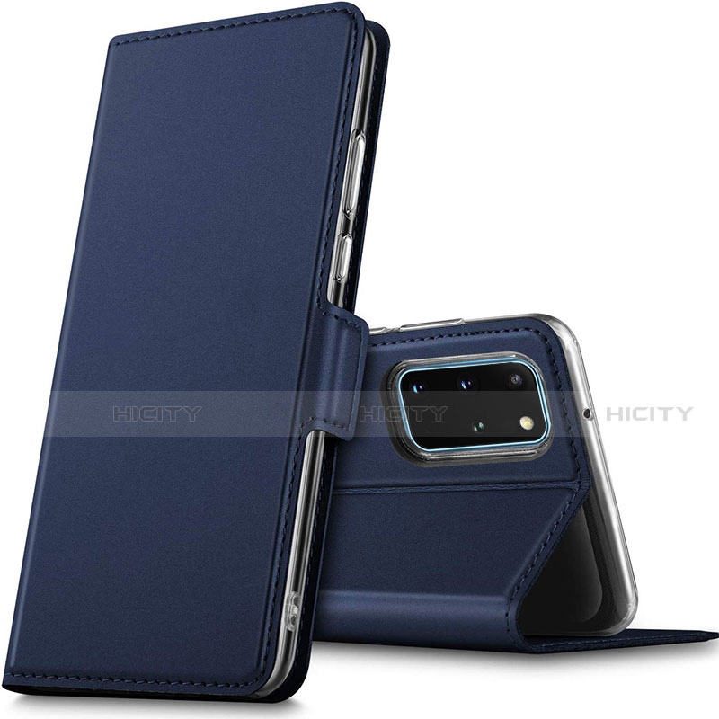 Funda de Cuero Cartera con Soporte Carcasa L02 para Samsung Galaxy S20 Plus Azul
