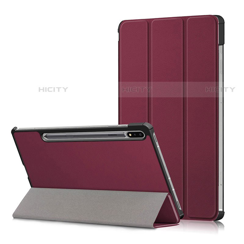 Funda de Cuero Cartera con Soporte Carcasa L02 para Samsung Galaxy Tab S7 Plus 5G 12.4 SM-T976