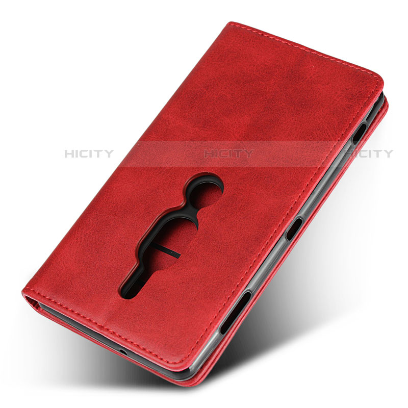 Funda de Cuero Cartera con Soporte Carcasa L02 para Sony Xperia XZ2 Premium