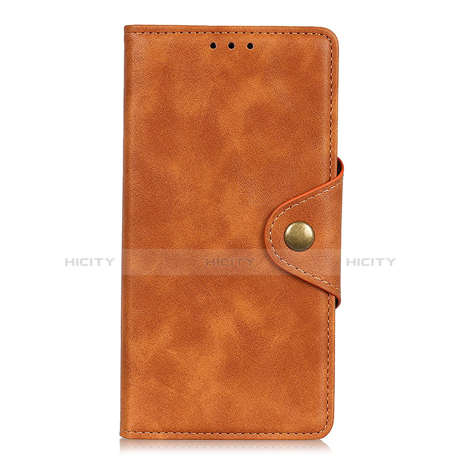 Funda de Cuero Cartera con Soporte Carcasa L02 para Xiaomi Poco M2 Pro Naranja