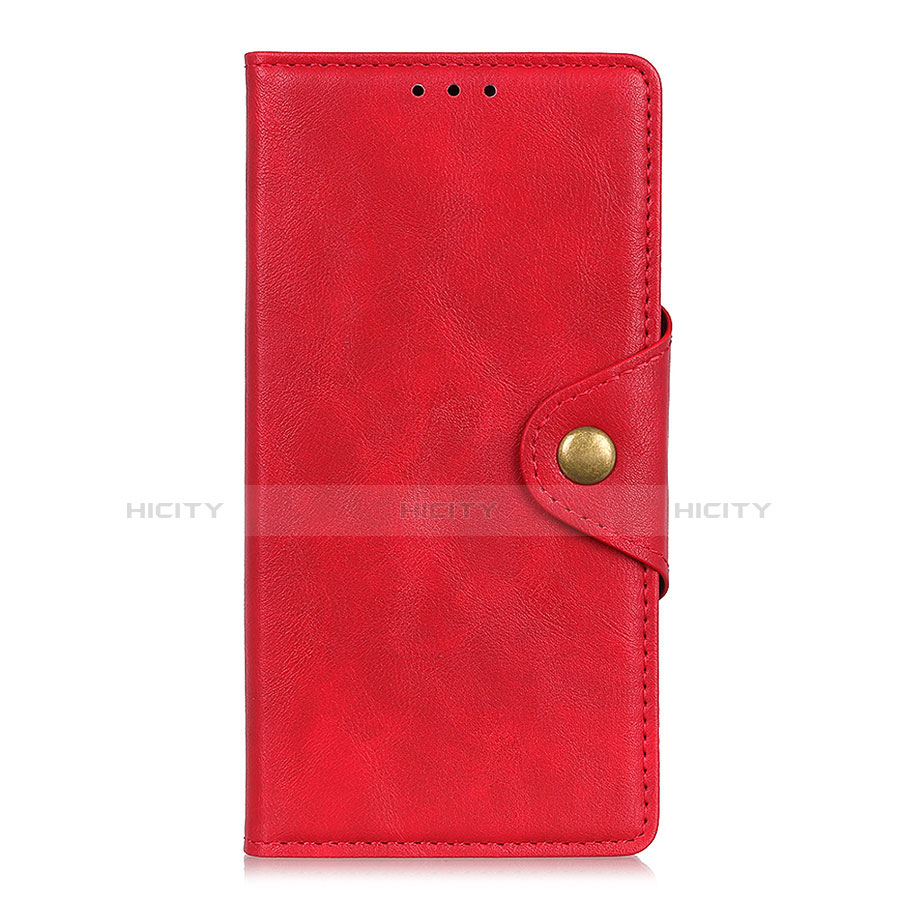 Funda de Cuero Cartera con Soporte Carcasa L02 para Xiaomi Poco M2 Pro Rojo