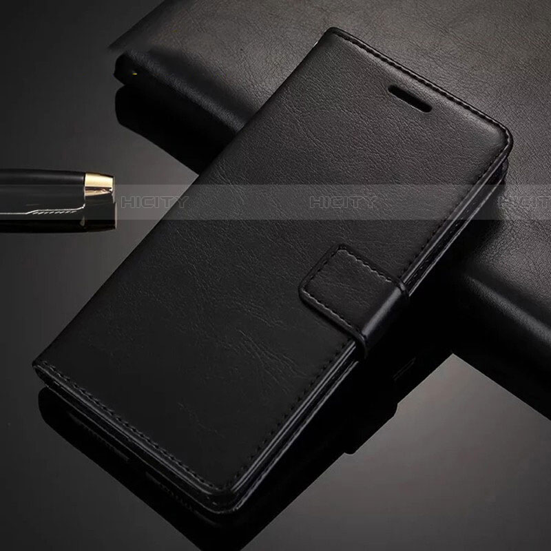 Funda de Cuero Cartera con Soporte Carcasa L02 para Xiaomi Redmi 8A Negro