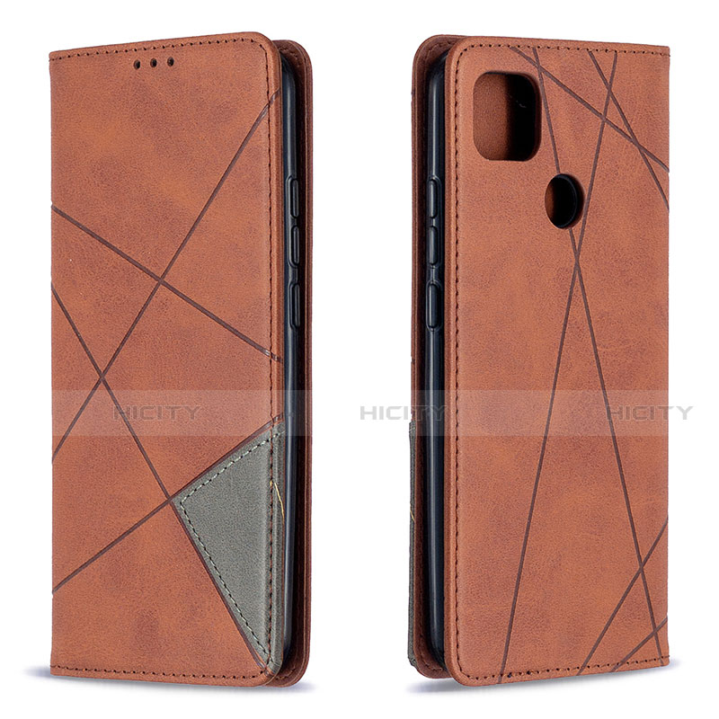 Funda de Cuero Cartera con Soporte Carcasa L02 para Xiaomi Redmi 9C NFC