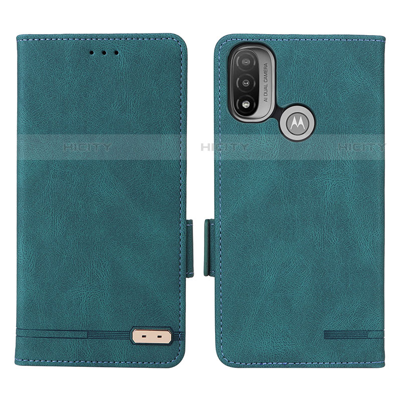 Funda de Cuero Cartera con Soporte Carcasa L02Z para Motorola Moto E20