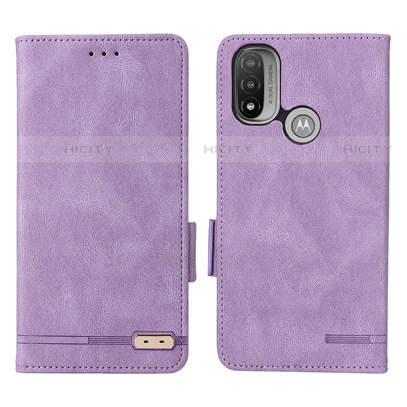 Funda de Cuero Cartera con Soporte Carcasa L02Z para Motorola Moto E40