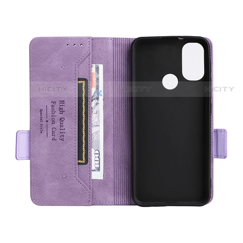 Funda de Cuero Cartera con Soporte Carcasa L02Z para Motorola Moto E40