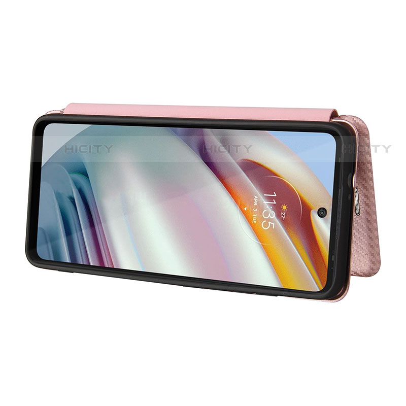 Funda de Cuero Cartera con Soporte Carcasa L02Z para Motorola Moto G60