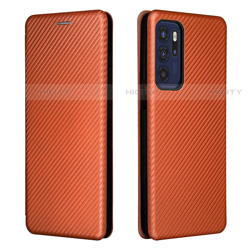 Funda de Cuero Cartera con Soporte Carcasa L02Z para Motorola Moto G60s