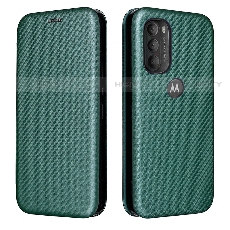 Funda de Cuero Cartera con Soporte Carcasa L02Z para Motorola Moto G71 5G