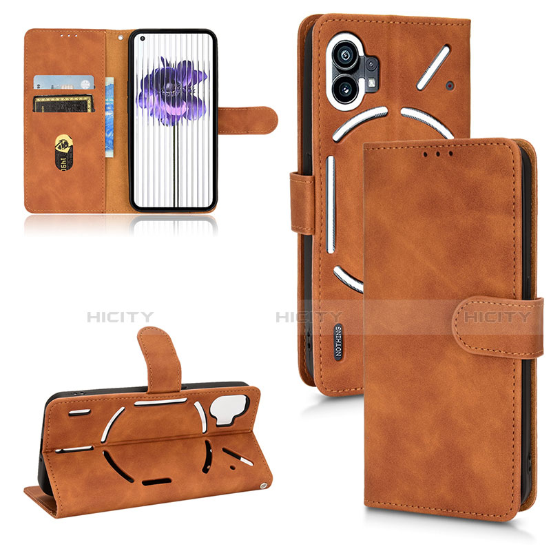 Funda de Cuero Cartera con Soporte Carcasa L02Z para Nothing Phone 1