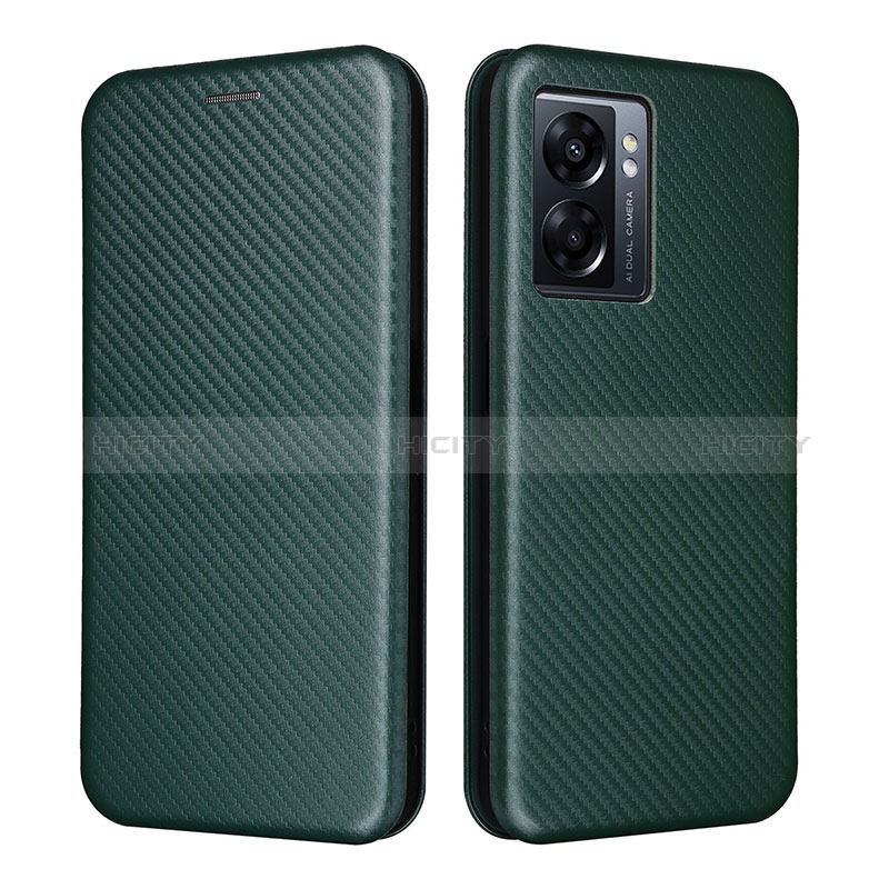 Funda de Cuero Cartera con Soporte Carcasa L02Z para Oppo A57 5G