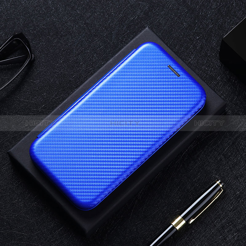 Funda de Cuero Cartera con Soporte Carcasa L02Z para Realme GT2 Pro 5G Azul