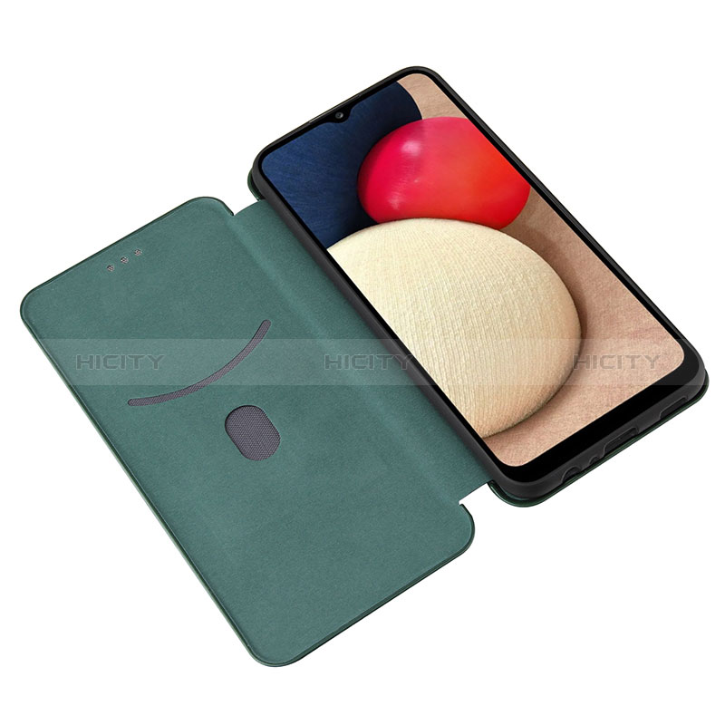 Funda de Cuero Cartera con Soporte Carcasa L02Z para Samsung Galaxy A02s