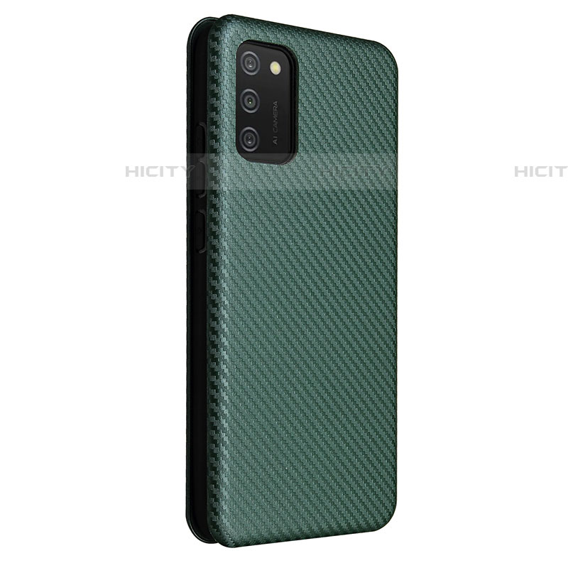 Funda de Cuero Cartera con Soporte Carcasa L02Z para Samsung Galaxy A03s