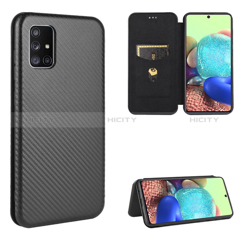 Funda de Cuero Cartera con Soporte Carcasa L02Z para Samsung Galaxy A51 4G