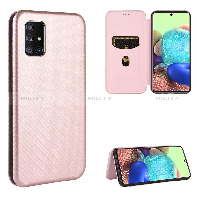 Funda de Cuero Cartera con Soporte Carcasa L02Z para Samsung Galaxy A51 4G