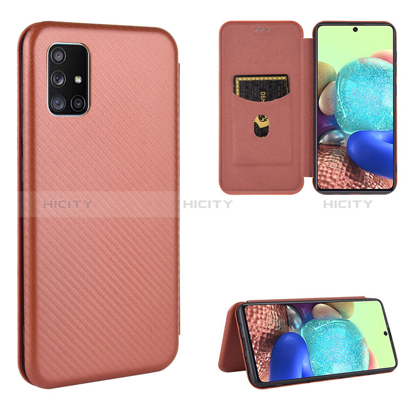 Funda de Cuero Cartera con Soporte Carcasa L02Z para Samsung Galaxy A51 4G