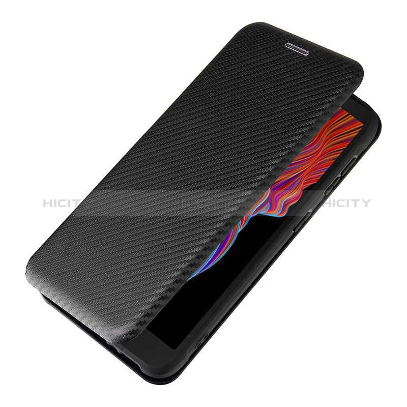 Funda de Cuero Cartera con Soporte Carcasa L02Z para Samsung Galaxy XCover 5 SM-G525F