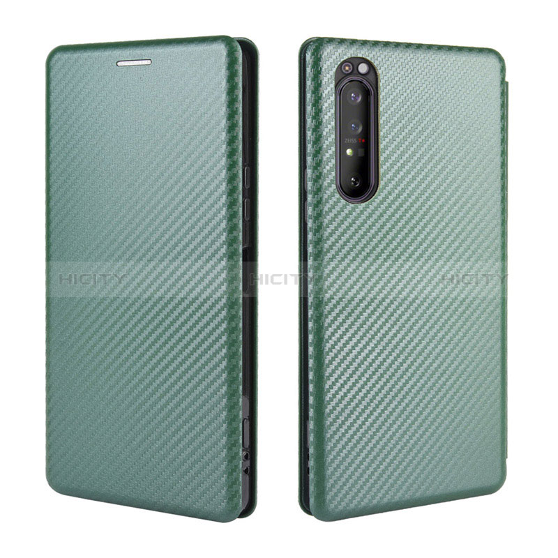 Funda de Cuero Cartera con Soporte Carcasa L02Z para Sony Xperia 1 II