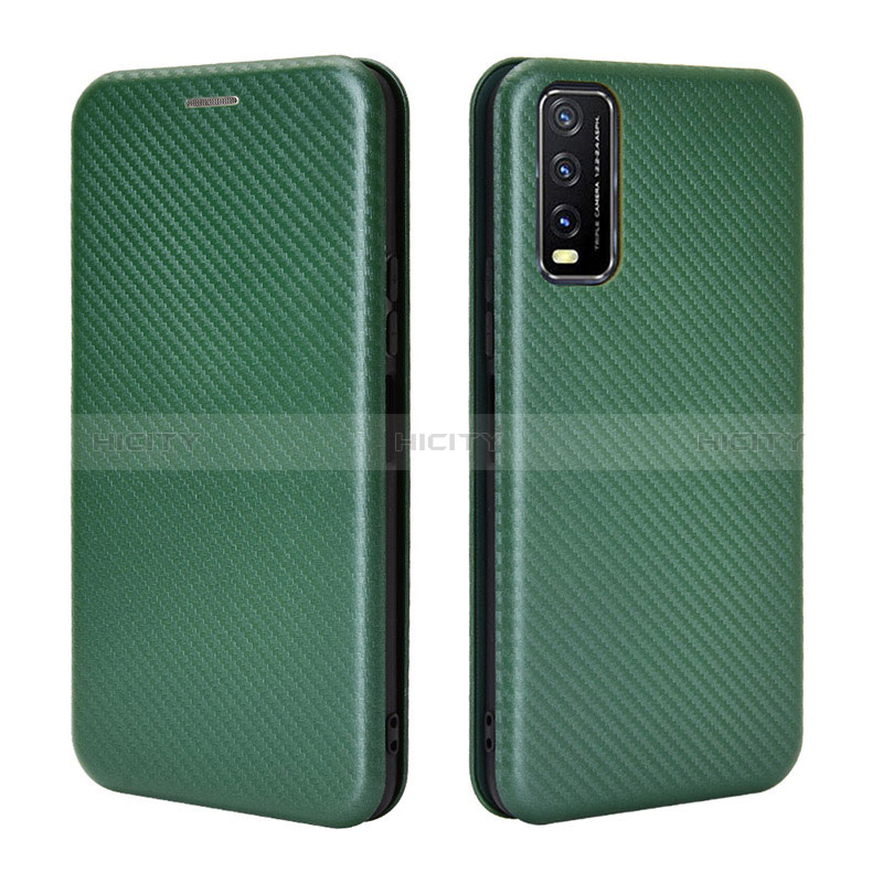 Funda de Cuero Cartera con Soporte Carcasa L02Z para Vivo Y20s