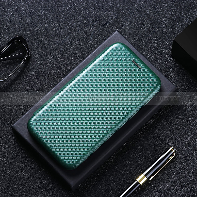 Funda de Cuero Cartera con Soporte Carcasa L02Z para Xiaomi Mi Note 10 Lite Verde
