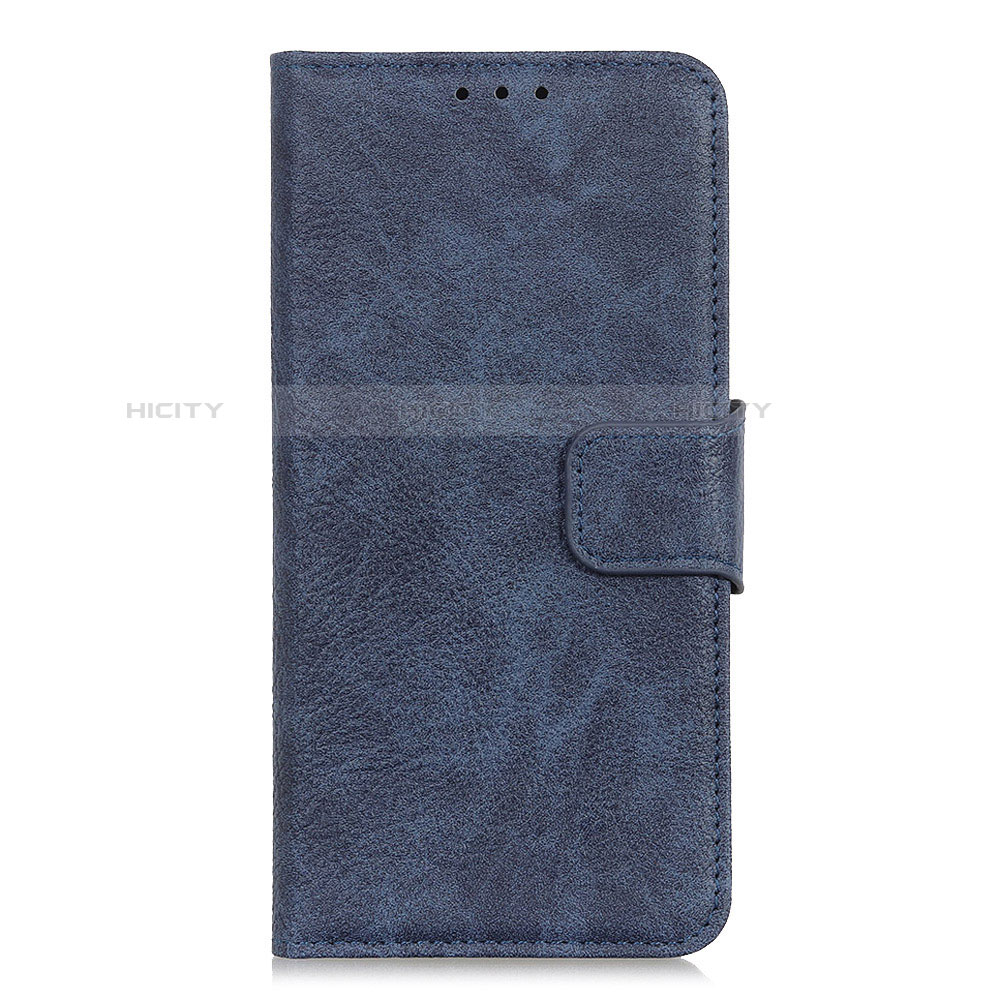 Funda de Cuero Cartera con Soporte Carcasa L03 para Alcatel 3L Azul