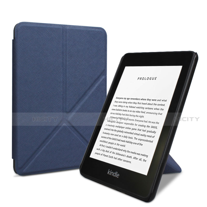 Funda de Cuero Cartera con Soporte Carcasa L03 para Amazon Kindle 6 inch