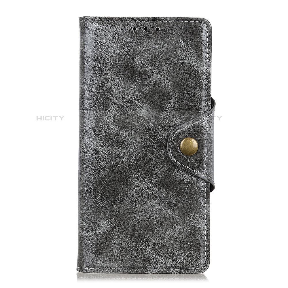 Funda de Cuero Cartera con Soporte Carcasa L03 para Google Pixel 4 XL Gris