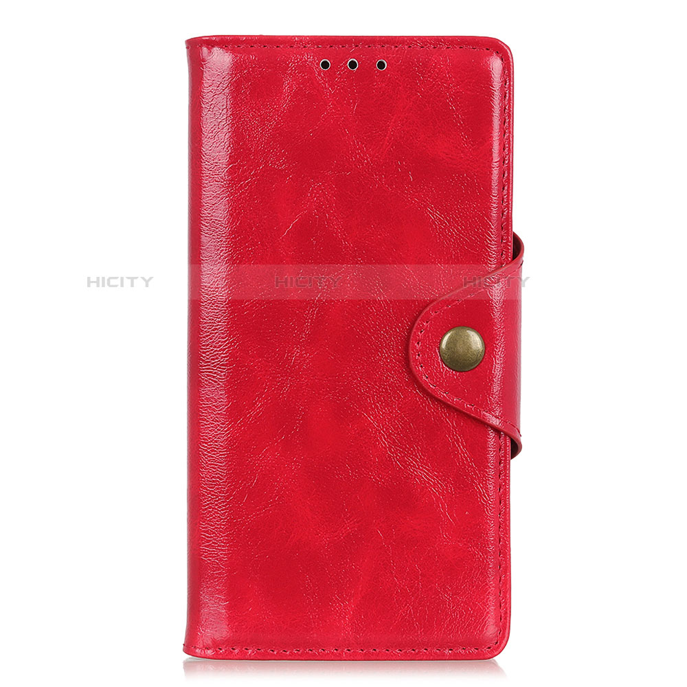 Funda de Cuero Cartera con Soporte Carcasa L03 para HTC Desire 19 Plus Rojo