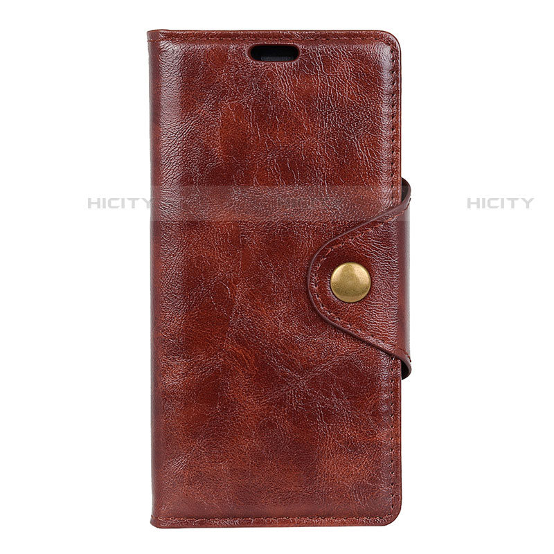 Funda de Cuero Cartera con Soporte Carcasa L03 para HTC U12 Life Marron