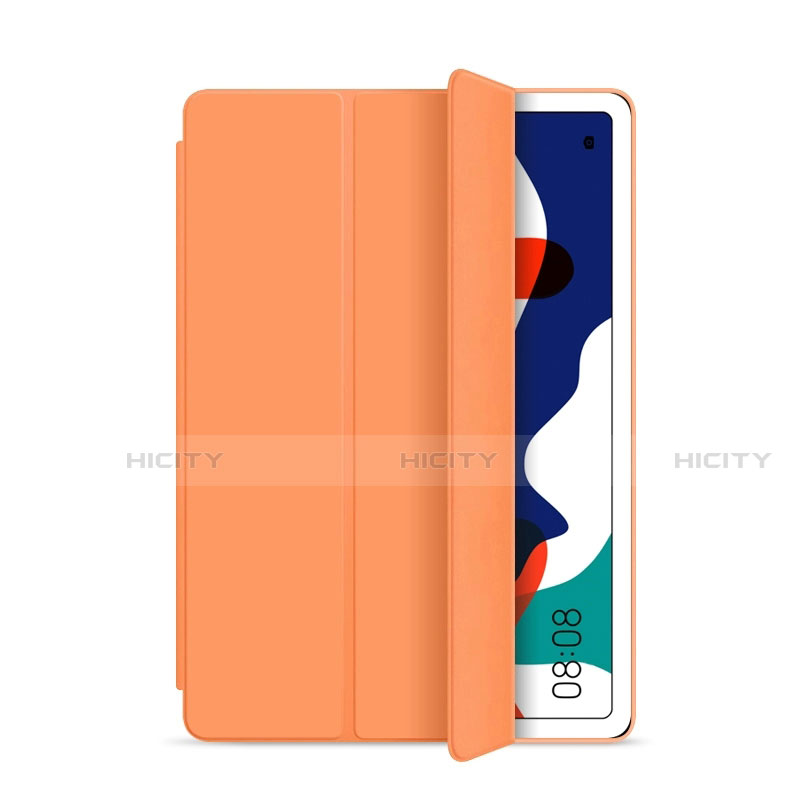 Funda de Cuero Cartera con Soporte Carcasa L03 para Huawei MatePad 10.4 Naranja