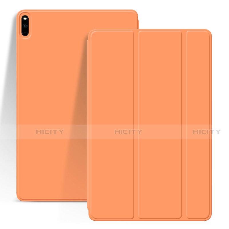 Funda de Cuero Cartera con Soporte Carcasa L03 para Huawei MatePad Pro Naranja