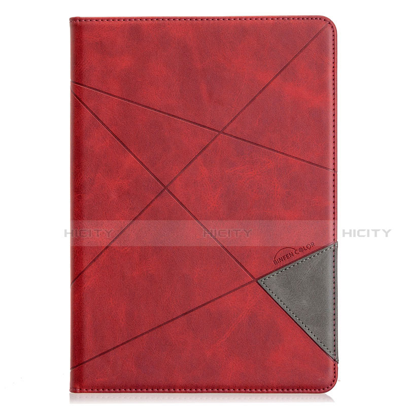 Funda de Cuero Cartera con Soporte Carcasa L03 para Huawei MediaPad X2 Rojo