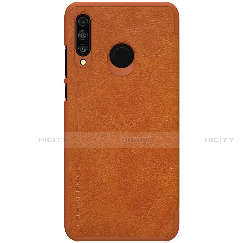 Funda de Cuero Cartera con Soporte Carcasa L03 para Huawei Nova 4e