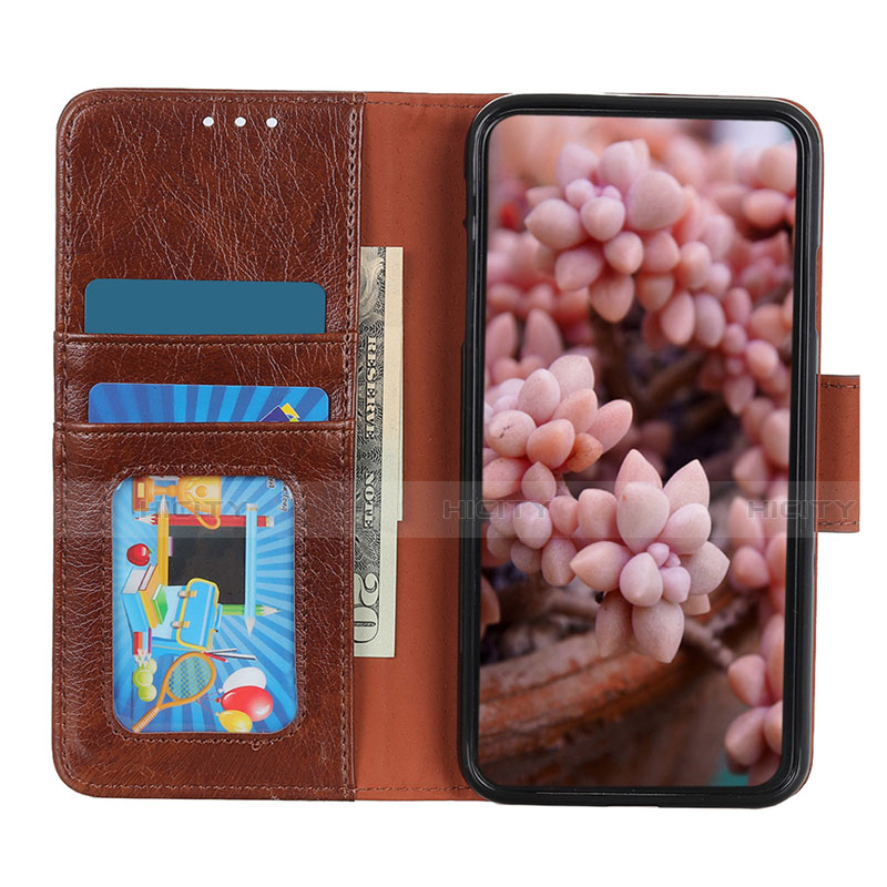 Funda de Cuero Cartera con Soporte Carcasa L03 para Motorola Moto E7 (2020)