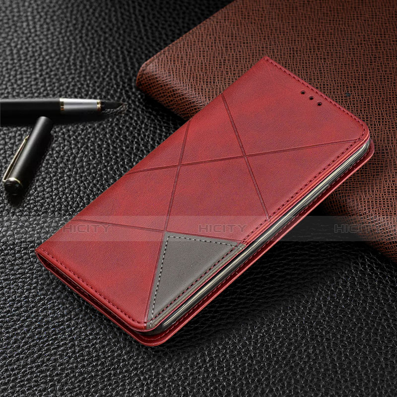 Funda de Cuero Cartera con Soporte Carcasa L03 para Nokia 2.3 Rojo