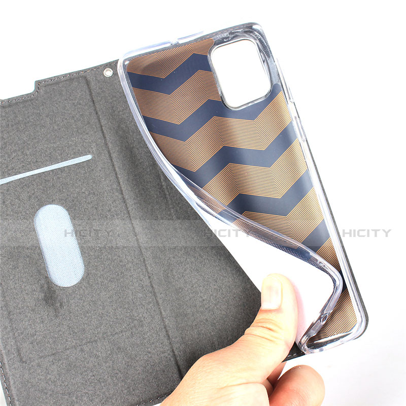 Funda de Cuero Cartera con Soporte Carcasa L03 para Samsung Galaxy A51 4G