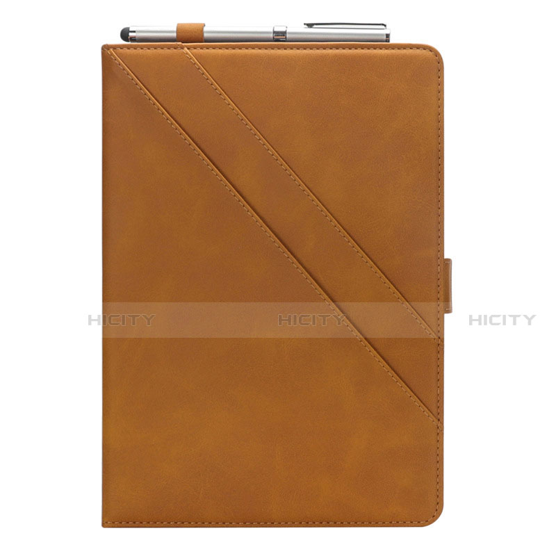 Funda de Cuero Cartera con Soporte Carcasa L03 para Samsung Galaxy Tab S5e 4G 10.5 SM-T725 Naranja